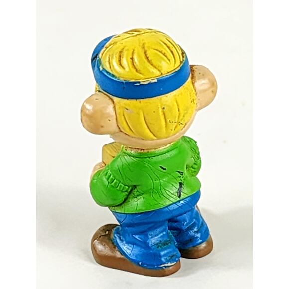 Sy The Mail Clerk Mego Clown Around Figurine 2 1/4" PVC 1981 Hong Kong Vintage - Picture 6 of 16